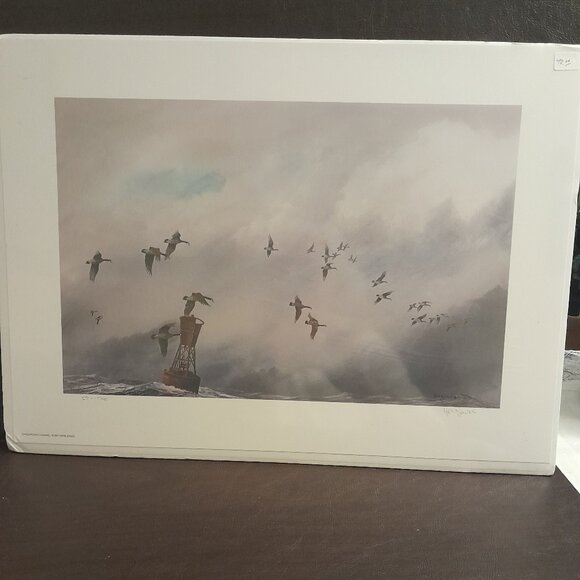 Herb Jones Lithograph "Chesapeake Channel" - Picture 1 of 6